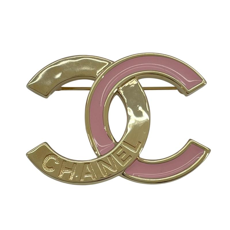 CHANEL（シャネル） ココマークブローチ ゴールド エナメル/メタル 