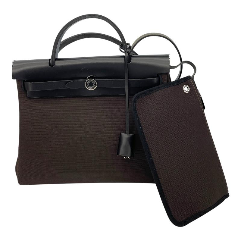 HERMES（エルメス） エールバッグジップPM Z刻 ダークブラウン SV金具 