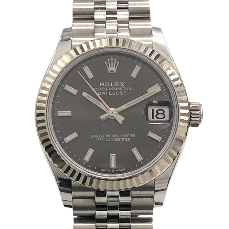 ロレックス ROLEX デイトジャスト31 ランダムシリアル 278274 ダークグレー WG/SS レディース 腕時計 ROLEX（ロレックス） デイトジャスト31 ランダムシリアル 278274