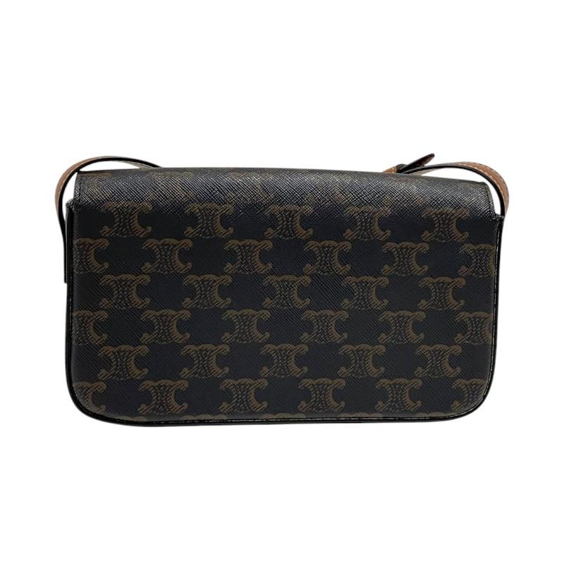 セリーヌ CELINE ショルダーバッグ クロード 194142 タン トリオンフキャンバス レディース 中古_1
