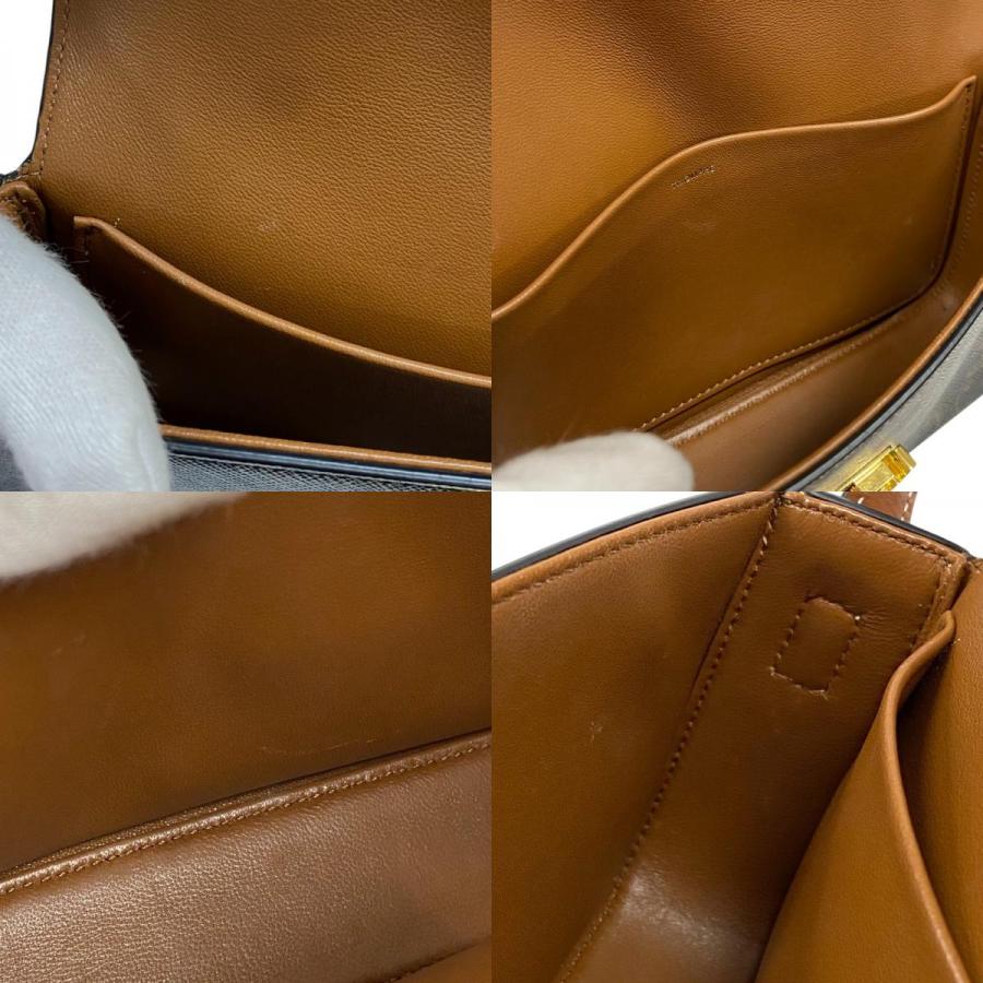 セリーヌ CELINE ショルダーバッグ クロード 194142 タン トリオンフキャンバス レディース 中古_8