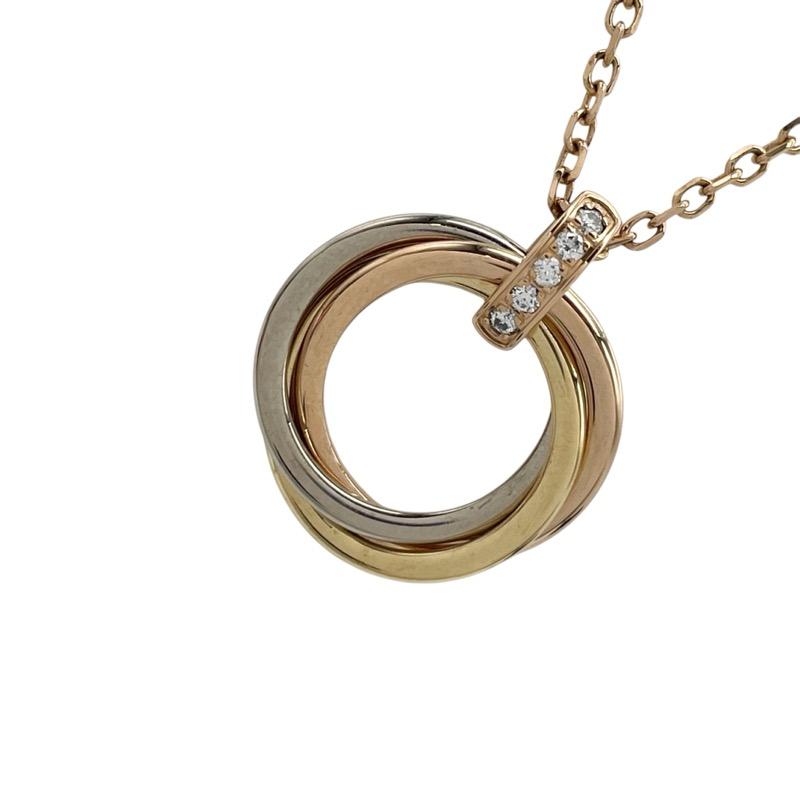 Cartier（カルティエ） トリニティ ダイヤネックレス イエローゴールド
