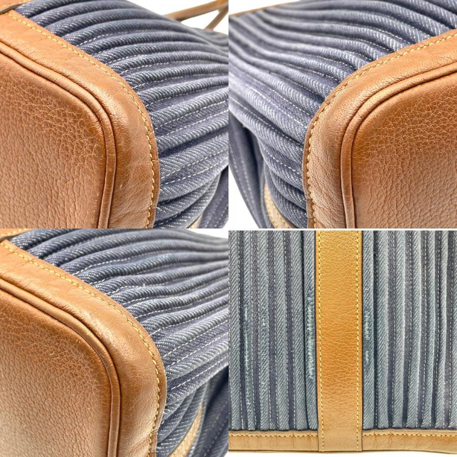 HERMES（エルメス） ガーデンパーティTPM ブルーインディゴ・マロン 