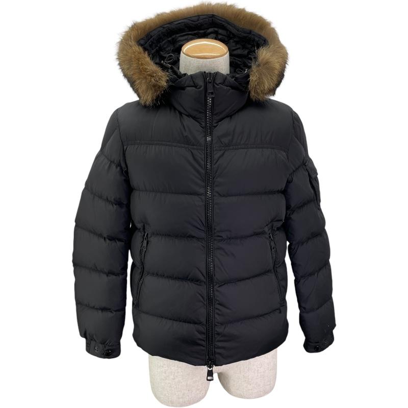 MONCLER（モンクレール） MONCLER MARQUE ファー付ダウンジャケット