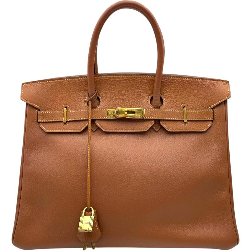 HERMES（エルメス） バーキン35 ◯X刻 ナチュラル GD金具 アルデンヌ