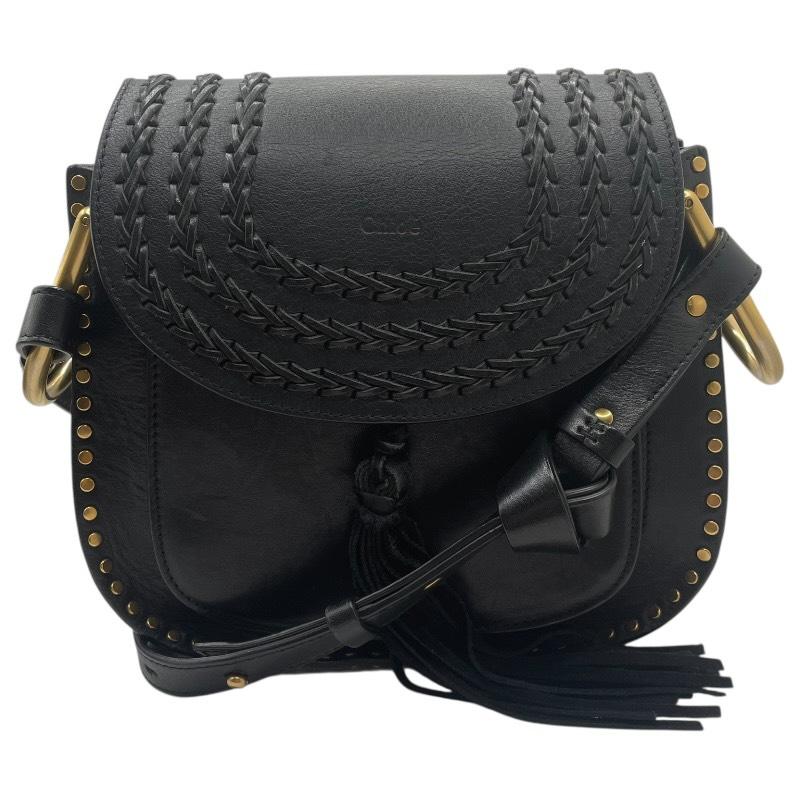 Chloe（クロエ） ハドソンショルダーバッグ ブラック ゴールド金具