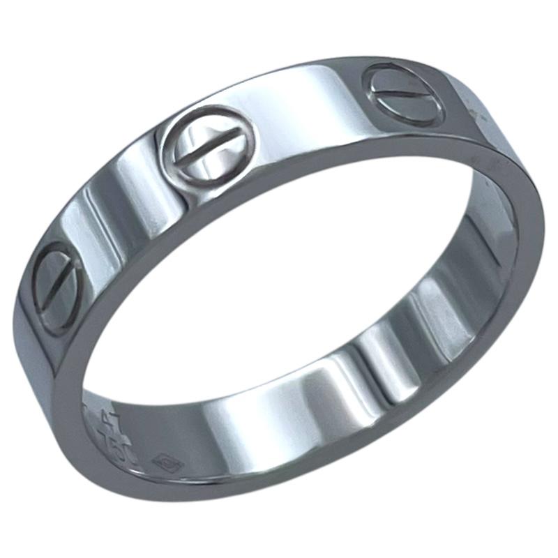 Cartier（カルティエ） ミニラブ リング ホワイトゴールド Au750