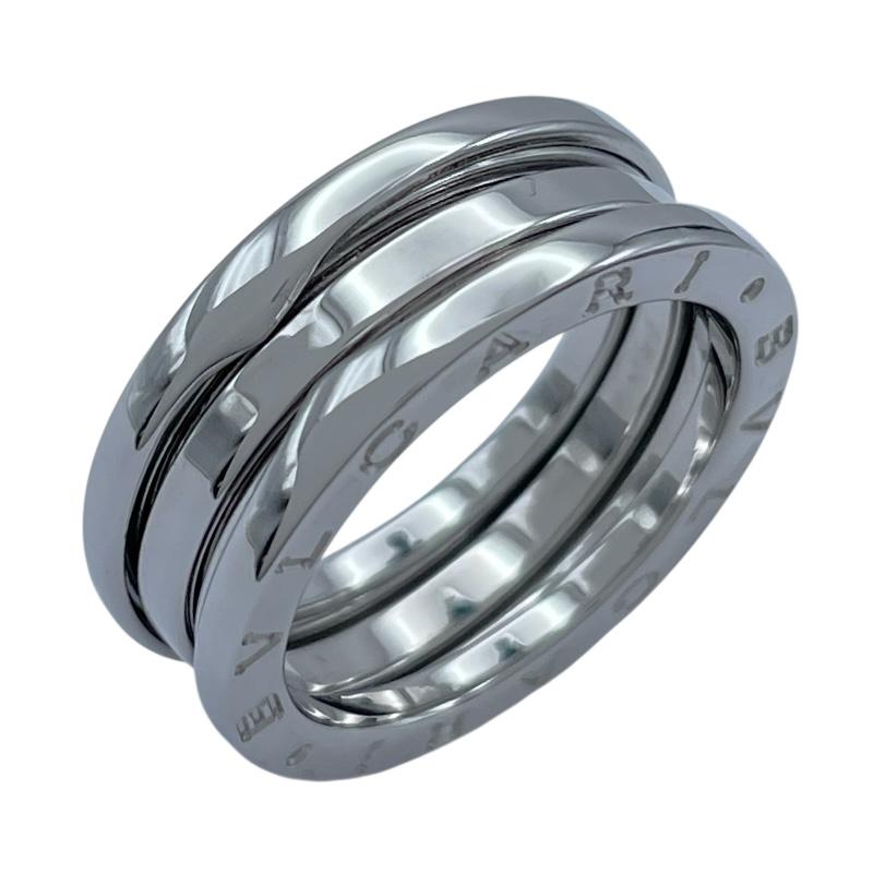 ブルガリ　BVLGARI　3個セット BVLGARI（ブルガリ） ビーゼロワンリング3バンド(S) ホワイトゴールド
