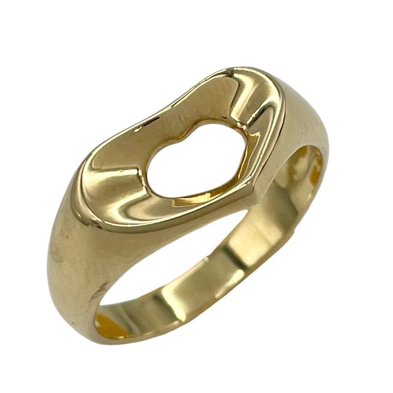 【美品】Tiffany & Co. ティファニー ハート リング 指輪 約11号 TIFFANY&Co.（ティファニー） TIFFANY＆CO オープンハートリング 約11