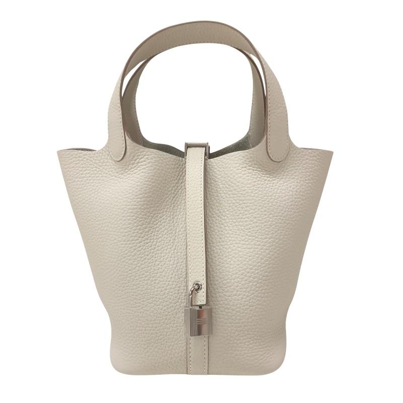HERMES（エルメス） ピコタンロックPM K刻 クレ シルバー金具 トリヨン 