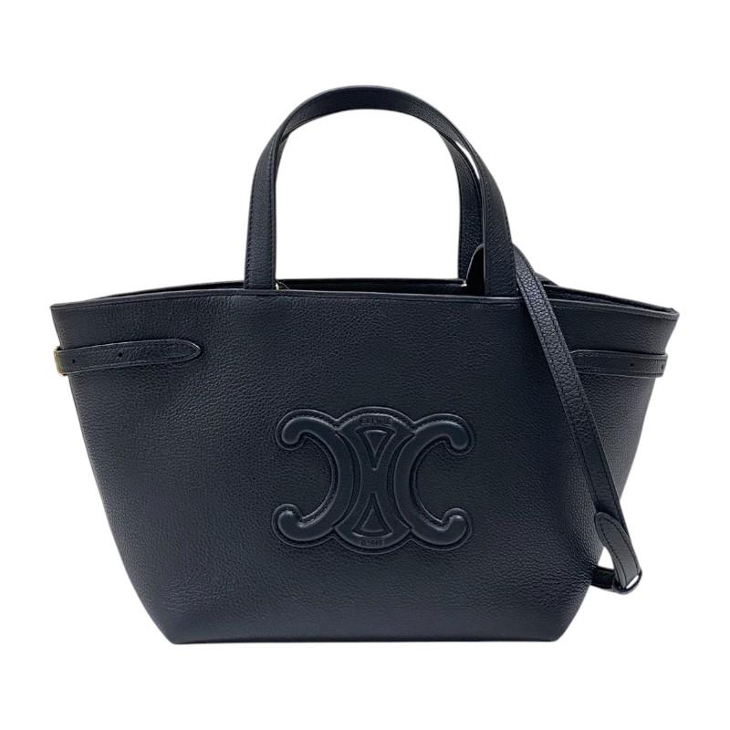 CELINE（セリーヌ） ミニカバ アナイス 121743 ブラック ゴールド金具