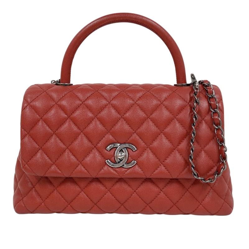 CHANEL（シャネル） ココハンドル29 A92991 レッド シルバー金具