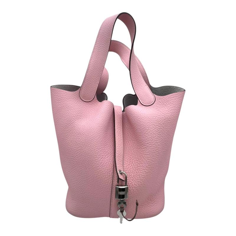 HERMES（エルメス） ピコタンロックMM T刻 ローズサクラ SV金具 