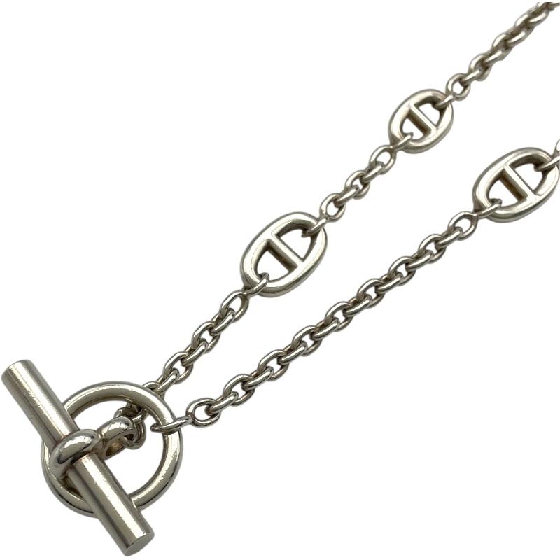 HERMES（エルメス） ファランドールロングネックレス シルバー Ag925