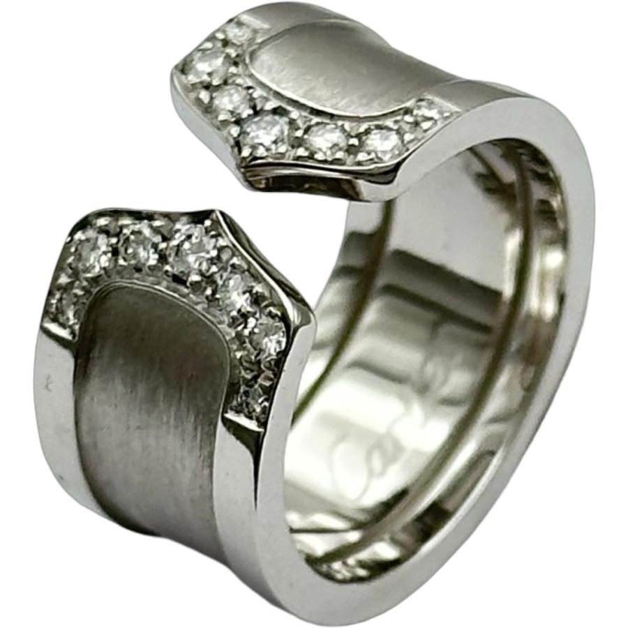 Cartier（カルティエ） Cartier C2ダイヤリング ホワイトゴールド 750