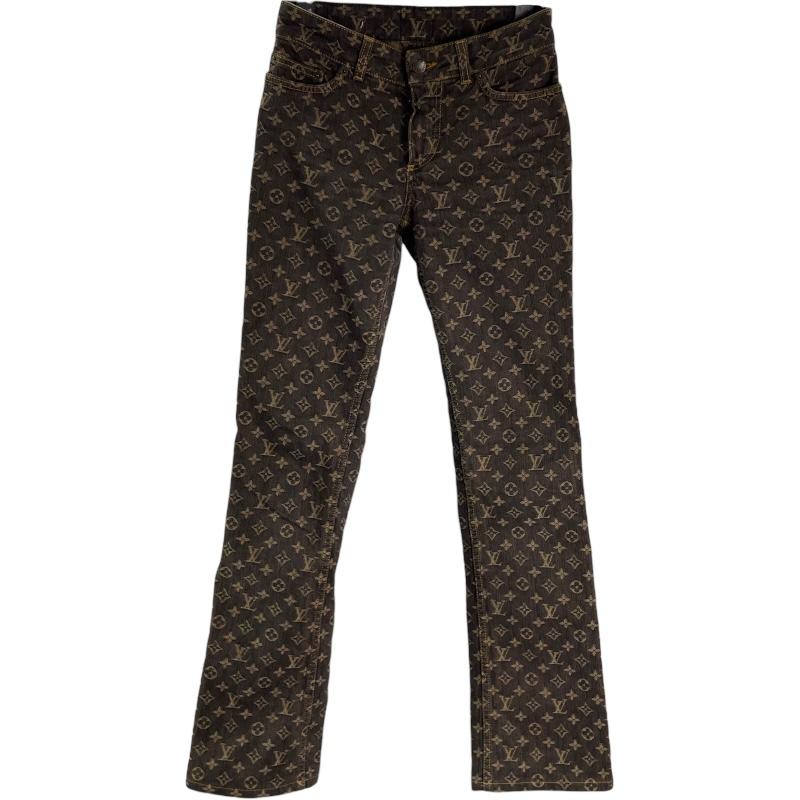 LOUIS VUITTON（ルイ・ヴィトン） モノグラム総柄デニムパンツ
