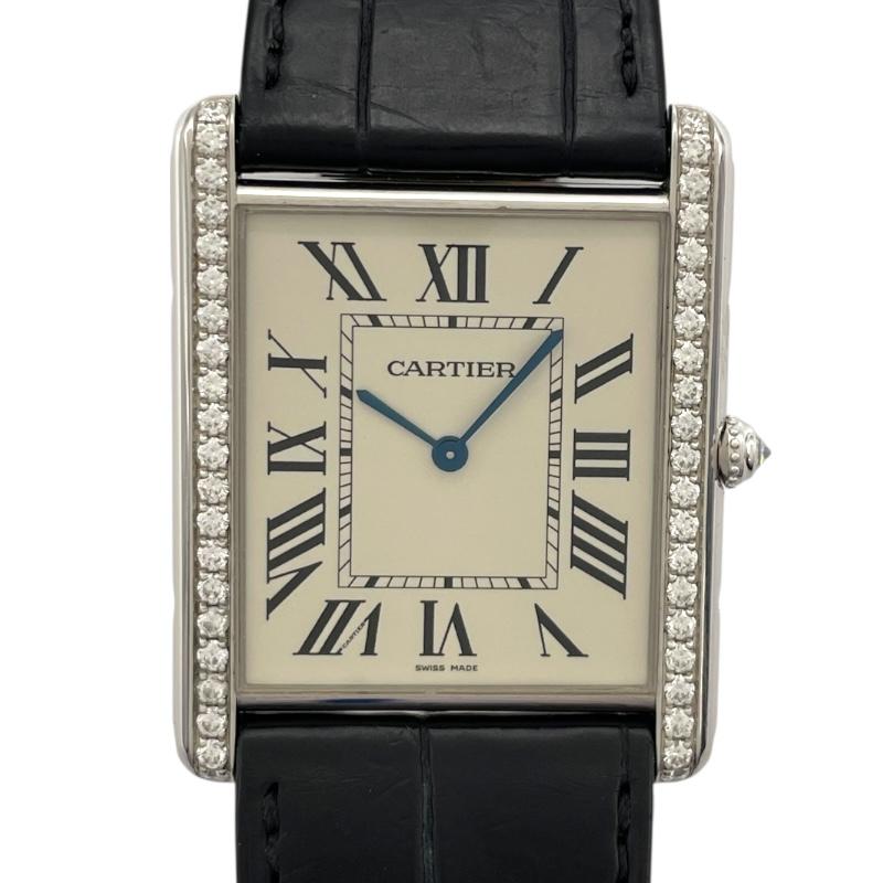 カルティエ Cartier タンクルイ カルティエXL WT200006 シルバー SS 腕時計 メンズ 中古 | Cartier