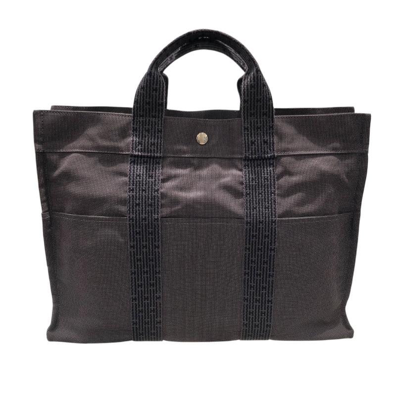 エルメス エールライントート トートバッグ キャンバス 【中古】 HERMES HERMES（エルメス） エールライントートMM ナイロン ハンドバッグ 中古