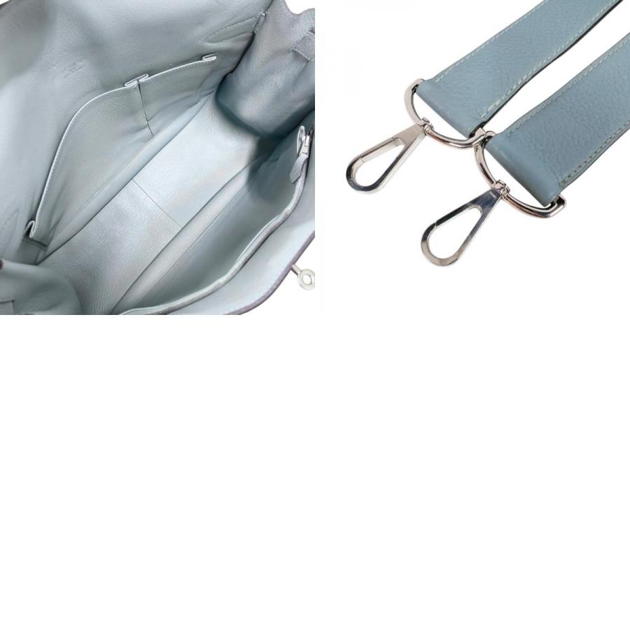 エルメス HERMES ジプシエール37 □M刻　(2009年製) シエル　シルバー金具 トリヨンクレマンス ショルダーバッグ レディース 中古_9