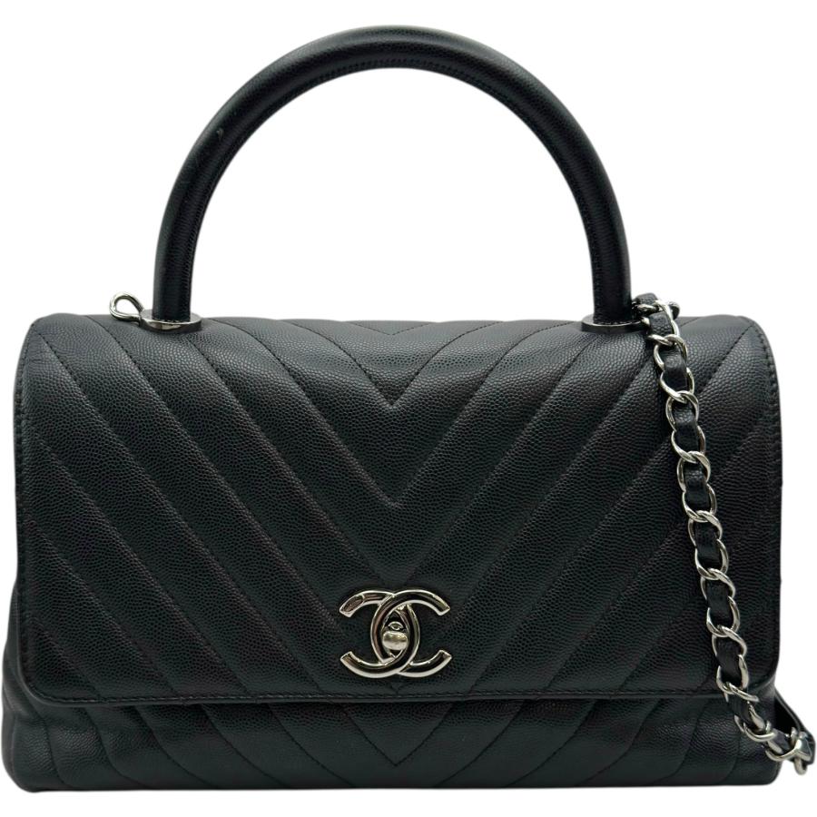 CHANEL（シャネル） ココハンドル29 Vステッチ A92991 29番台 ブラック