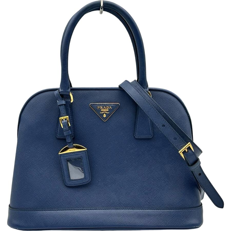 PRADA（プラダ） サフィアーノトートバッグ ネイビー サフィアーノ 
