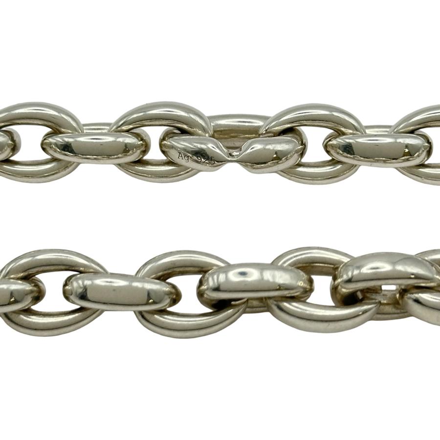 エルメス HERMES アクロバットネックレスMM 40コマ シルバー Ag925 ジュエリー 中古の画像