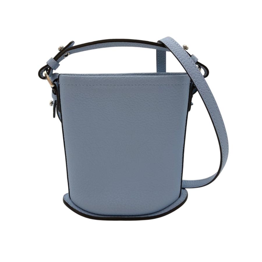 デルヴォー DELVAUX パントイ ライトブルー レザー ショルダーバッグ
