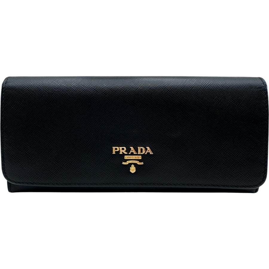 PRADA（プラダ） ロングウォレット 1M1132 ブラック サフィアーノ 