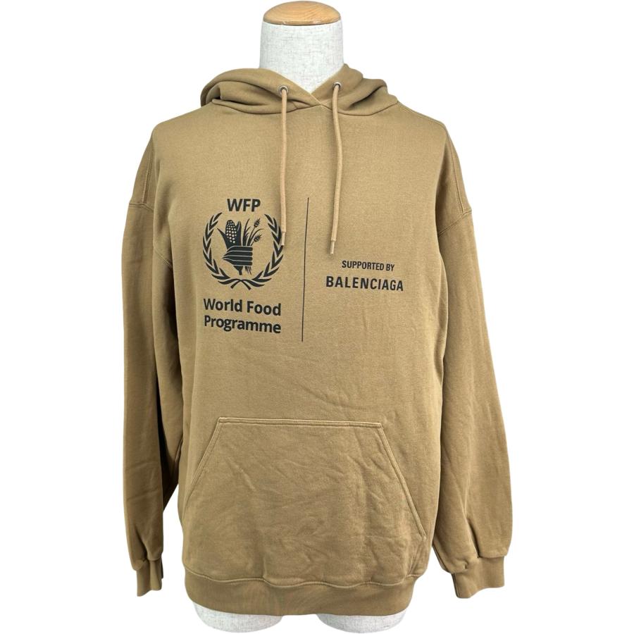 BALENCIAGAバレンシアガ　WFP パーカー スウェット 裏起毛 BALENCIAGA (バレンシアガ) 裏起毛 プリント プルオーバー