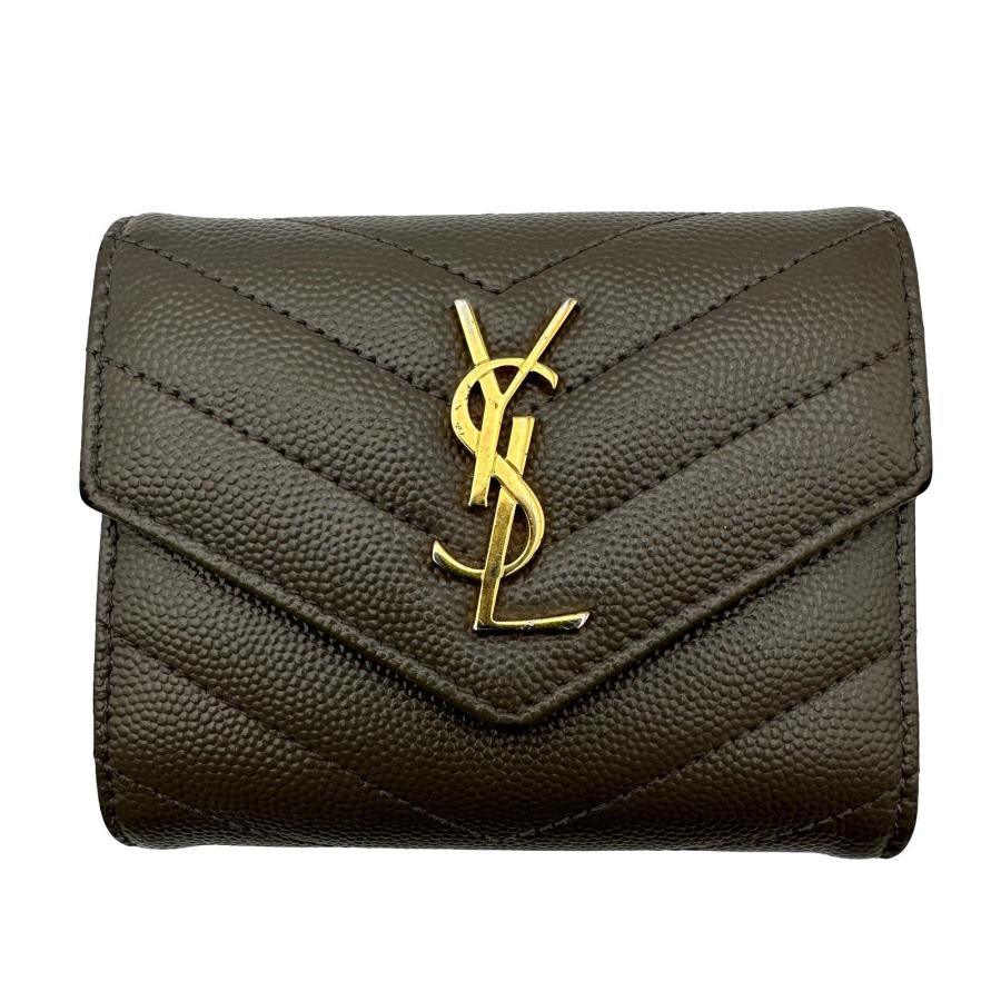 SAINT LAURENT サンローラン モノグラム マルチフォールドウォレット 