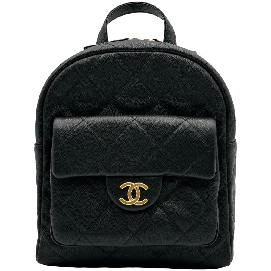 CHANEL（シャネル） ココマークバックパック AS5793 ブラック/ゴールド 