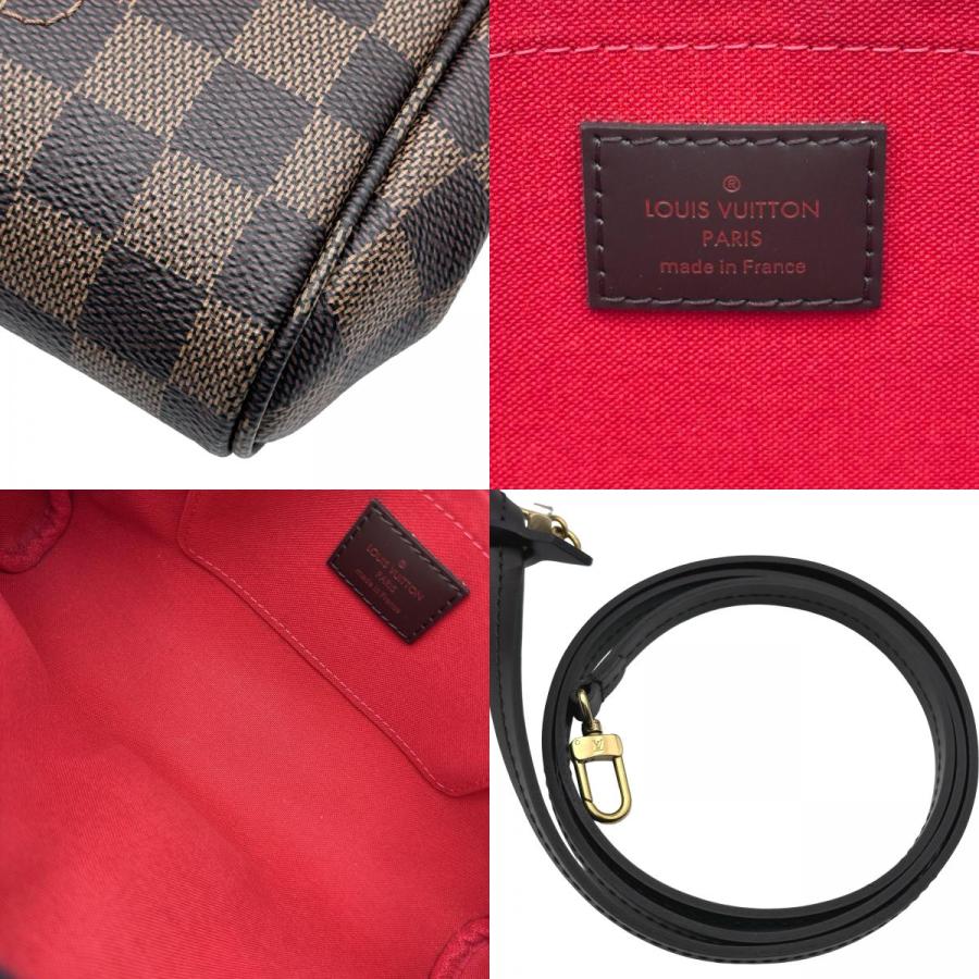 ルイ・ヴィトン LOUIS VUITTON フェイボリットMM M40718 ブラウン ダミエ ショルダーバッグ レディース 中古_9