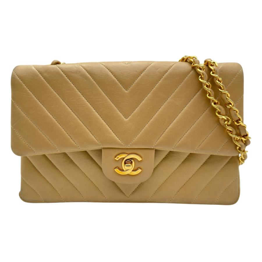 CHANEL（シャネル） マトラッセ25 Vステッチ A01112 2番台 ベージュ 