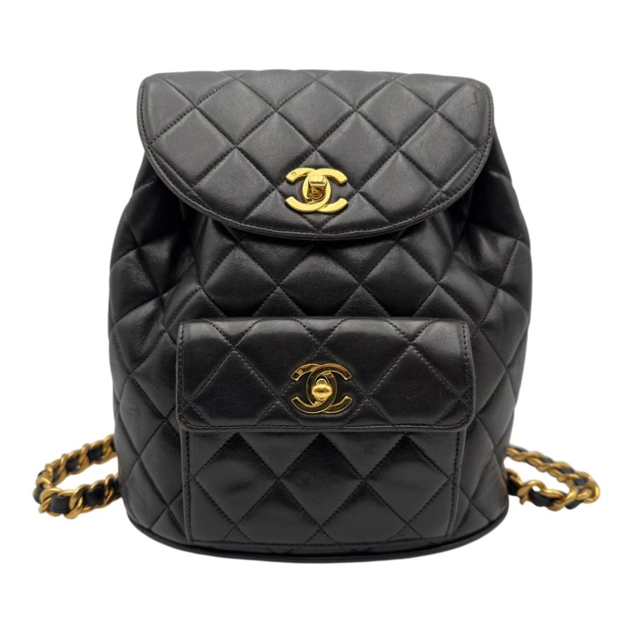 CHANEL（シャネル） マトラッセ チェーンリュック 3番台 ブラック 