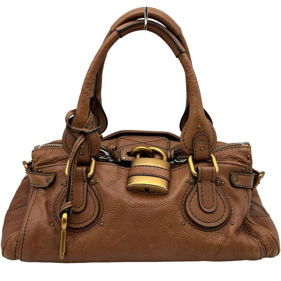 Chloe（クロエ） パディントン ミディアム ブラウン レザー 