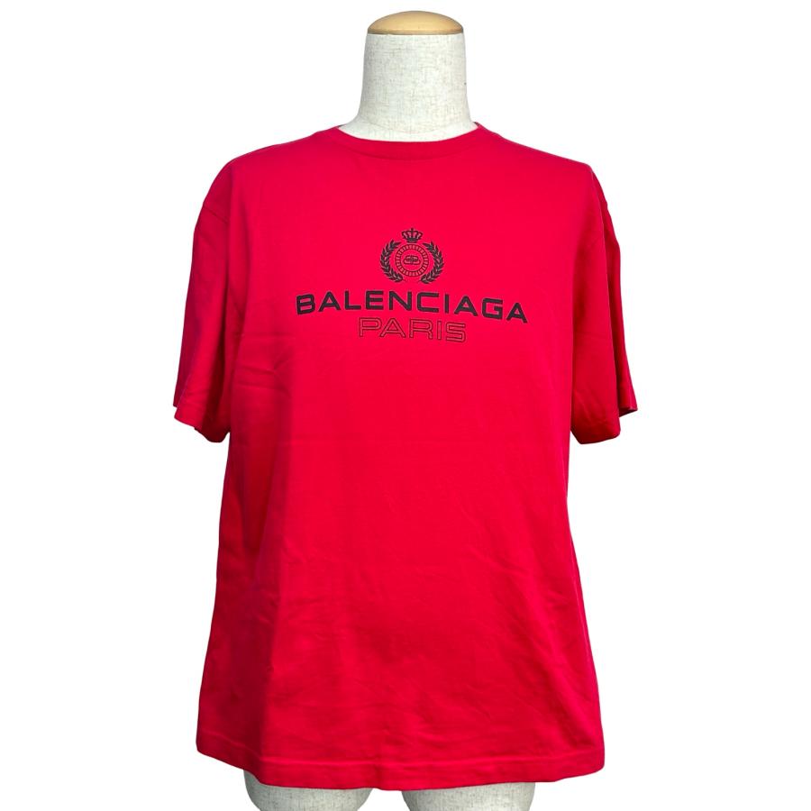 BALENCIAGA（バレンシアガ） BALENCIAGA BBロゴプリント半袖Tシャツ 