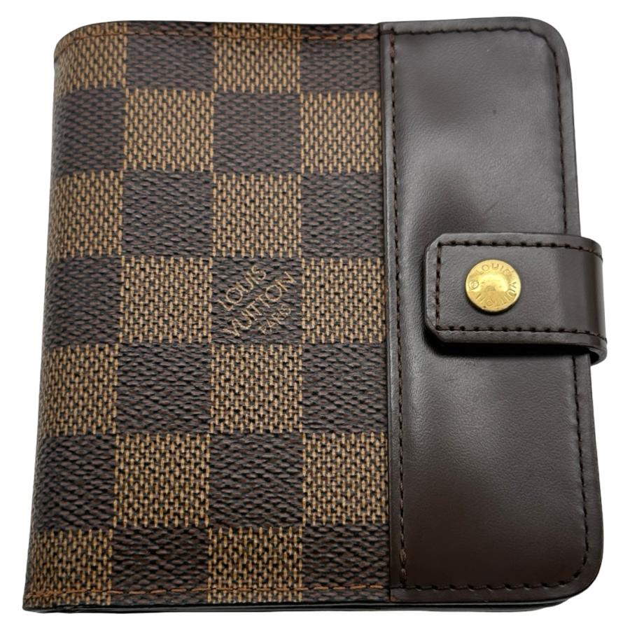 ルイ・ヴィトン LOUIS VUITTON コンパクト・ジップ N61668 ブラウン