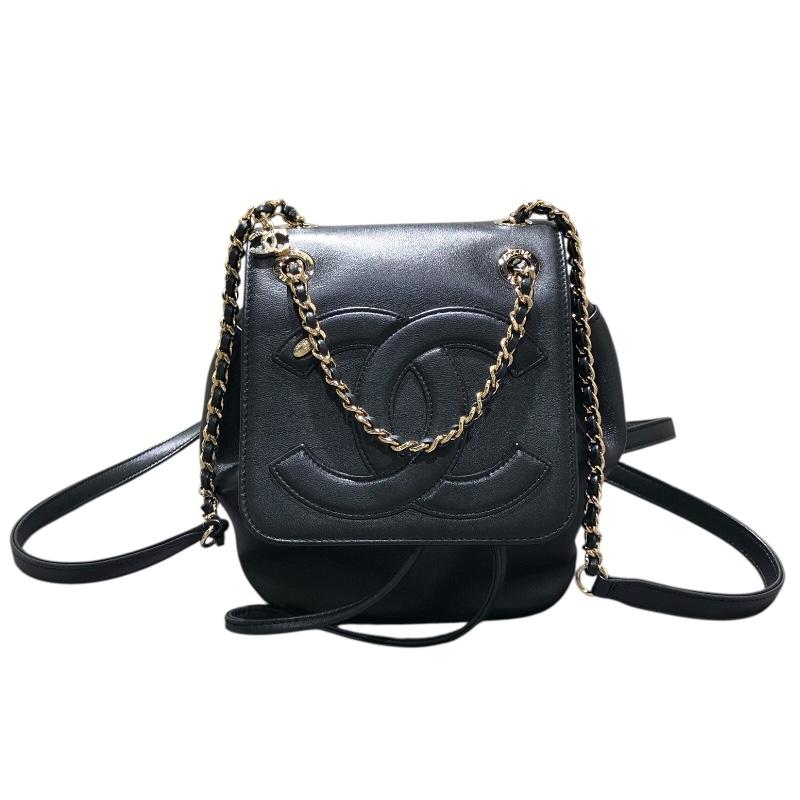 CHANEL（シャネル） ココマークミニバックパック AS0325 ブラック