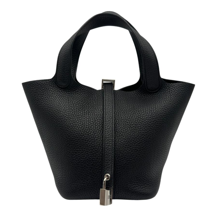 HERMES（エルメス） ピコタンロックPM Z刻 ブラック シルバー金具 