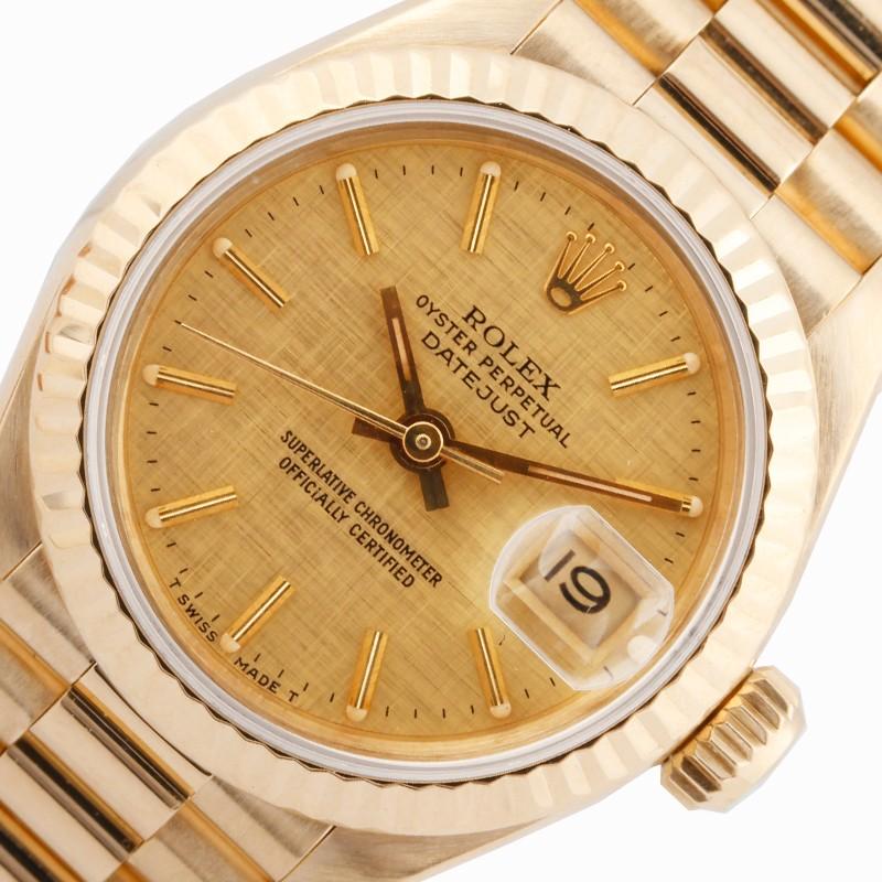 ロレックス Rolex デイトジャスト 金無垢 自動巻き レディース 腕時計 中古 Okura ヤフーショッピング店 通販 Yahoo ショッピング