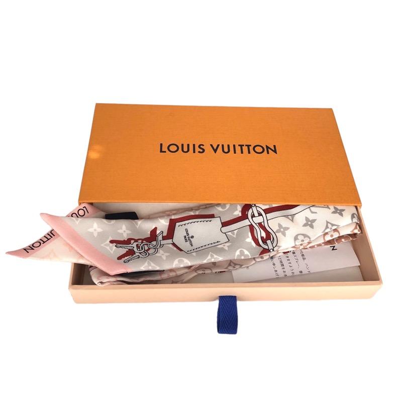 ルイ・ヴィトン LOUIS VUITTON バンドーBB ライジング コンフィデンシャル  M77636  シルク スカーフ レディース 中古｜ookura7815｜06