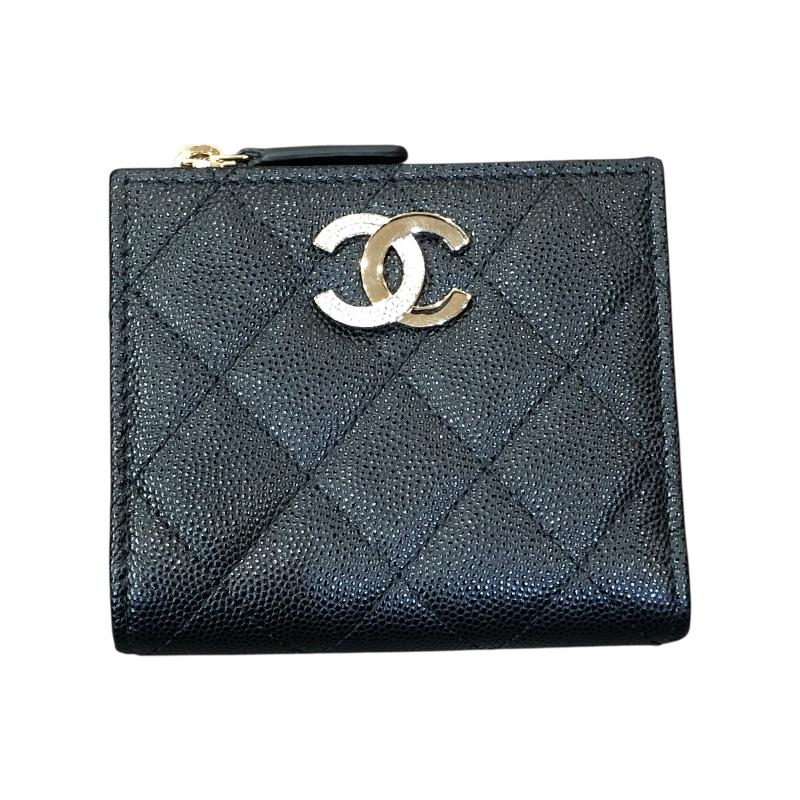 CHANEL（シャネル） ココマークコンパクトウォレット AP4181 ブラック