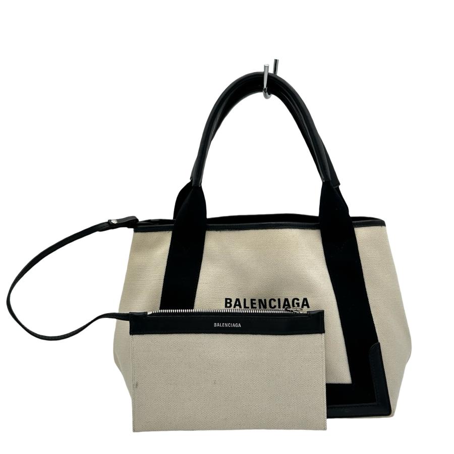 BALENCIAGA（バレンシアガ） ネイビーカバスS 339933 アイボリー
