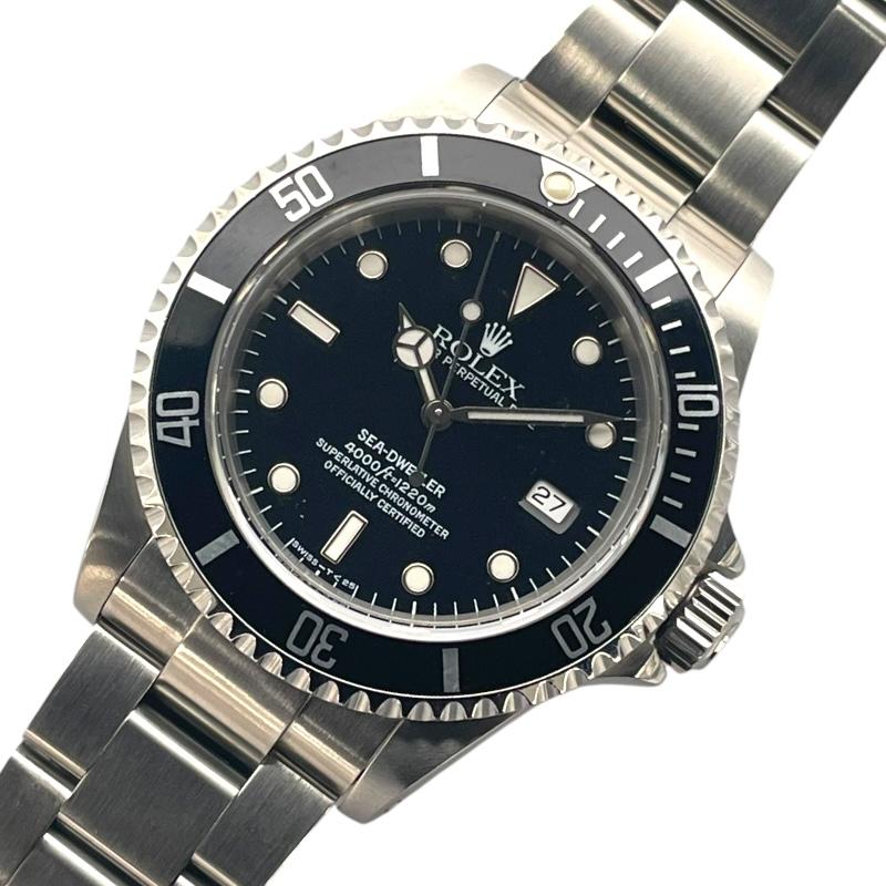 ROLEX ロレックス シードゥエラー 16600 ブラック SS 腕時計 メンズ  