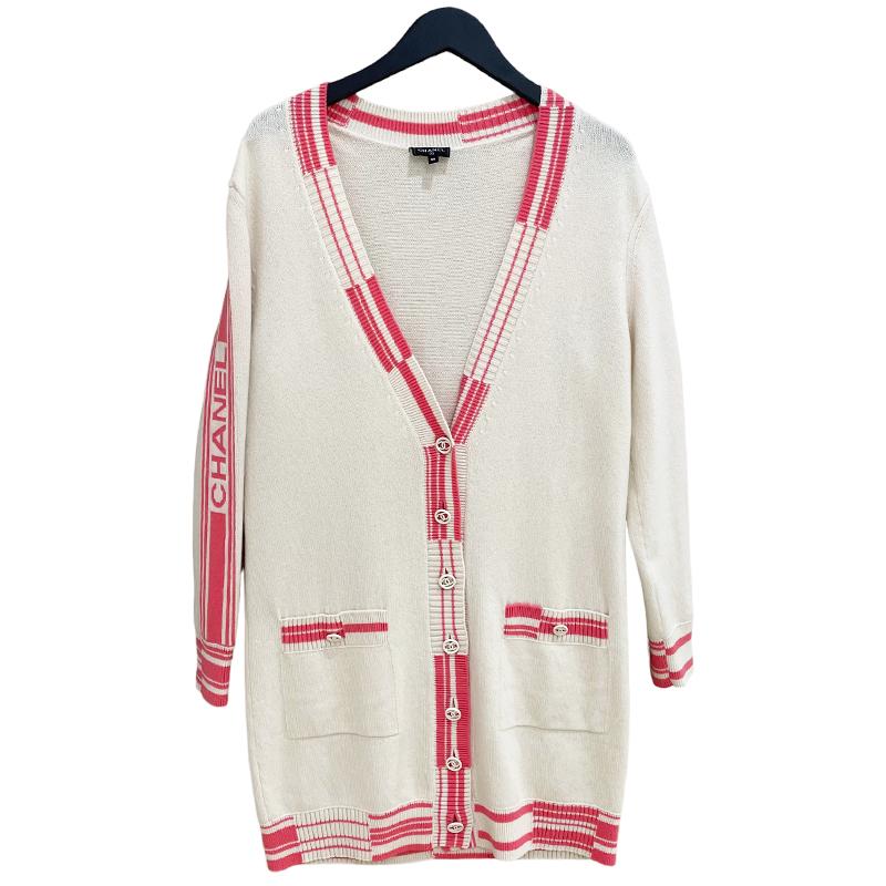 最大の割引 CHANEL カシミヤ カーディガン ライトベージュ