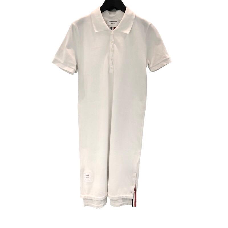 トムブラウン THOM BROWNE コットンピケポロシャツワンピース FJD027A 
