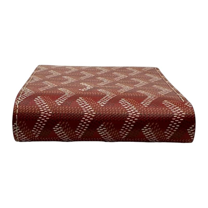 ゴヤール GOYARD ヴィクトワールウォレット レッド ポリ塩化ビニル 二つ折り財布 ユニセックス 中古_2