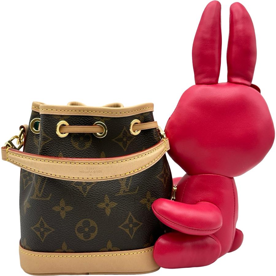 ルイ・ヴィトン LOUIS VUITTON ナノ・ノエ M11305 ブラウン モノグラム（アニモグラム） ショルダーバッグ レディース 中古_2