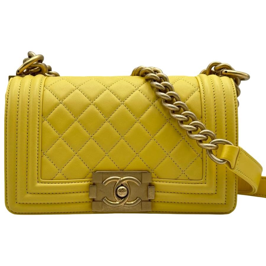CHANEL（シャネル） ボーイ 20 A67085 27番台 イエロー ゴールド金具