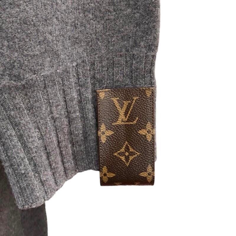 ルイ・ヴィトン LOUIS VUITTON オーバーサイズロングカーディガン 23SS 1ABDTR グレー カーディガン レディース 中古｜ookura7815｜06